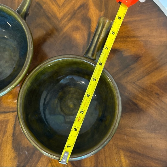 Artifact Jamestown Collection Handcrafted Ceramic Soup Bowls with Handles - Picture 9 of 9